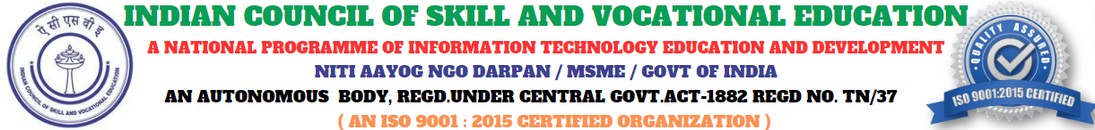 Indian Council of Skill and Vocational Eduction logo